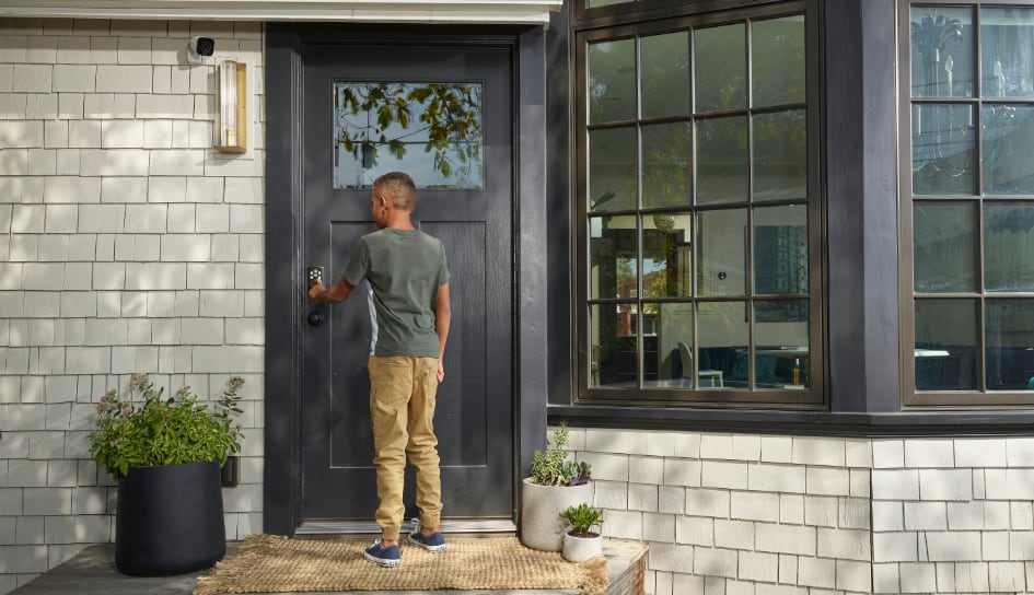 Vivint Smart Lock on home in Albany