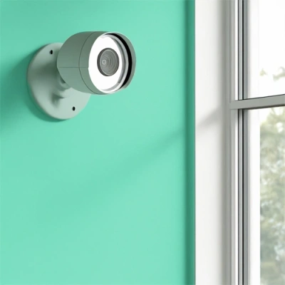 Albany vivint camera facing a window
